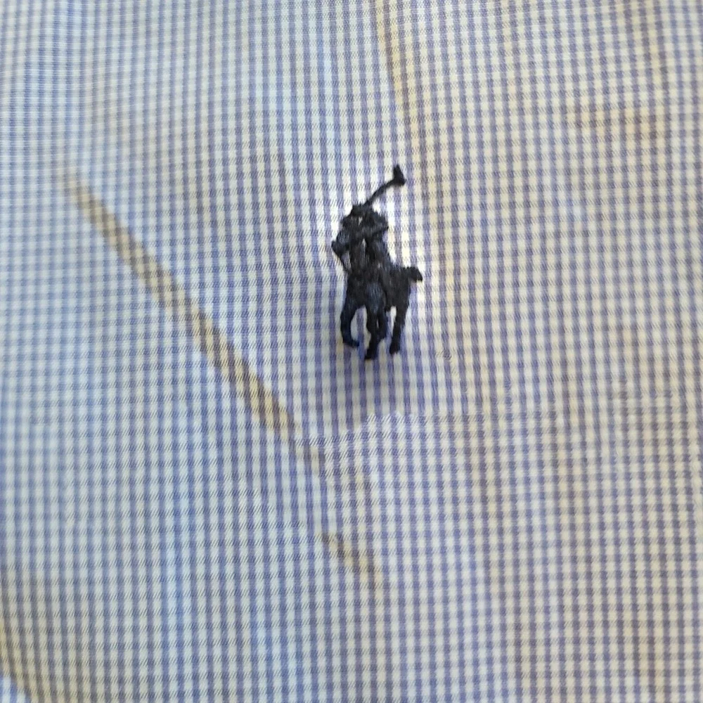 Polo Ralph‎ Lauren Button Down Mens M Purple Gingham Blake Cotton Check Shirt